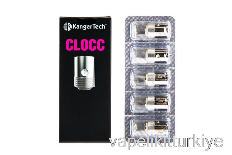 Vape Türkiye Kanger Clocc Yedek Bobinler 1.0ohm Nicr Bobinler